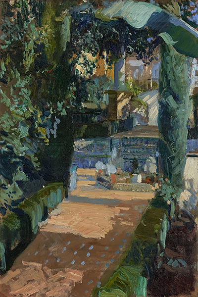 Court of the Dances, Alcazar, Sevilla Joaquin Sorolla